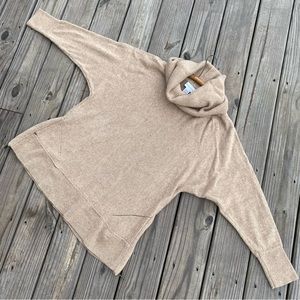 Soft Surroundings Cowl Neck Side Zip Sweater L / XL